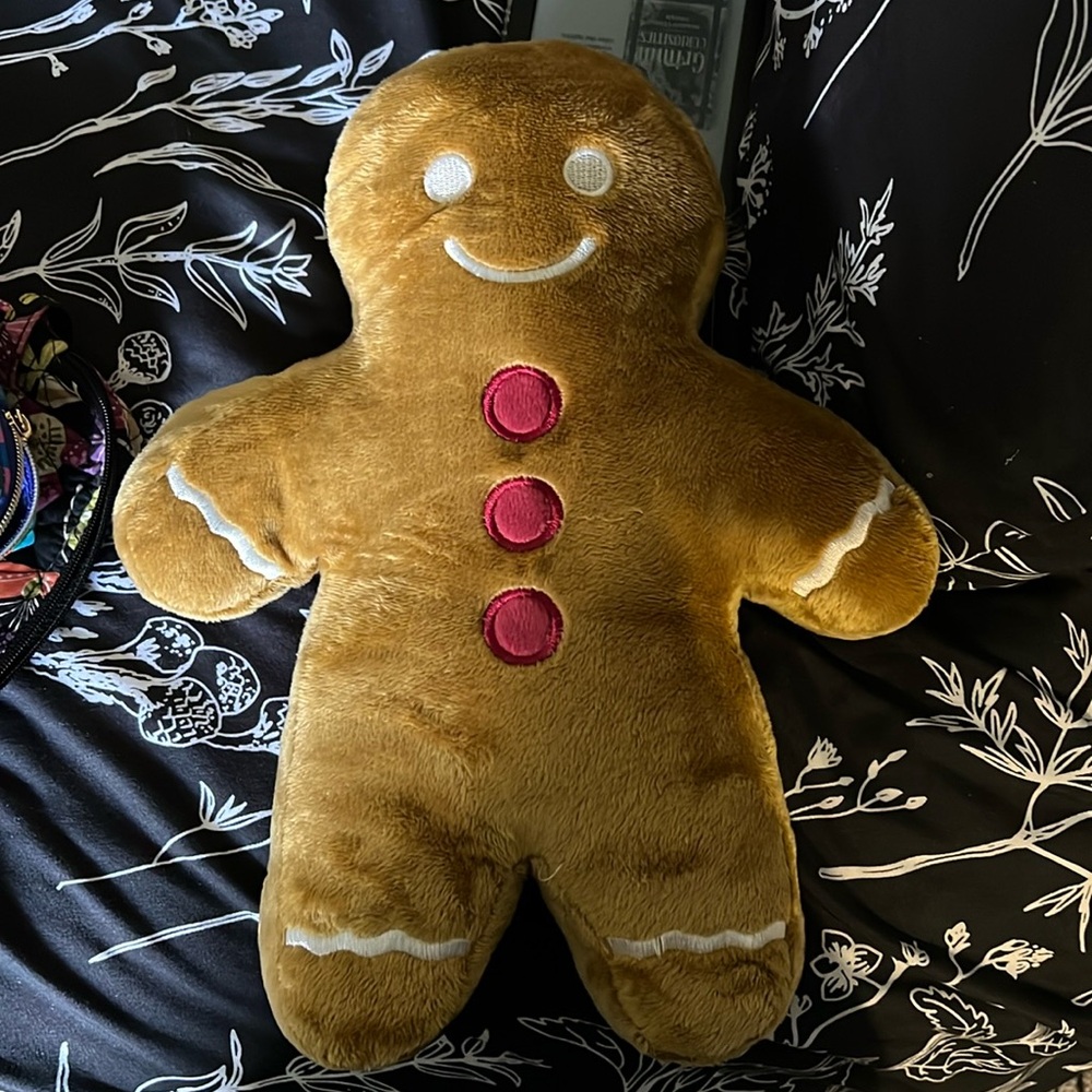 Target bullseye gingerbread pillow